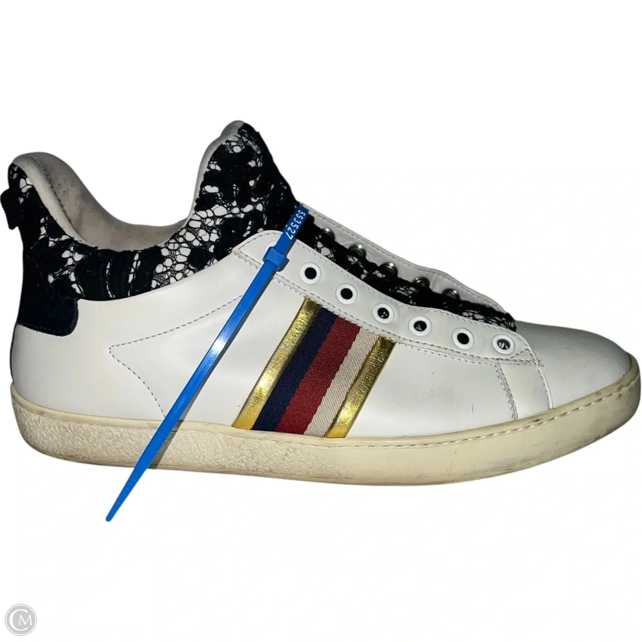 Hero Edge Ergonomic Design Shoes Luxury Designer By Gucci In Black & White, Size: 9