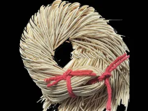 Light Golden Metallic Dabka / French Wire