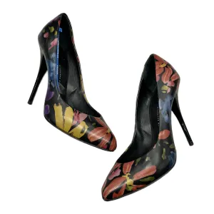 Shoes Designer By Giuseppe Zanotti In Floral Print, Size: 8.5 Indoor Bright tone