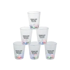 Light Up Personalized Plastic Shot Glasses