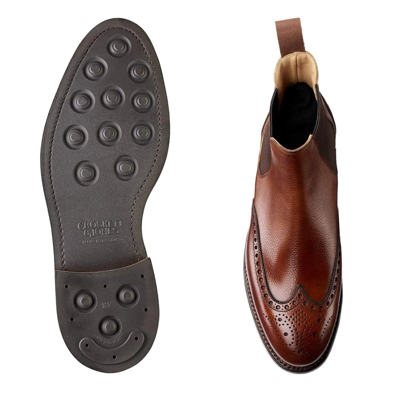 Newbury Tan Scotch Country Grain Handmade Craft Breathable Interior