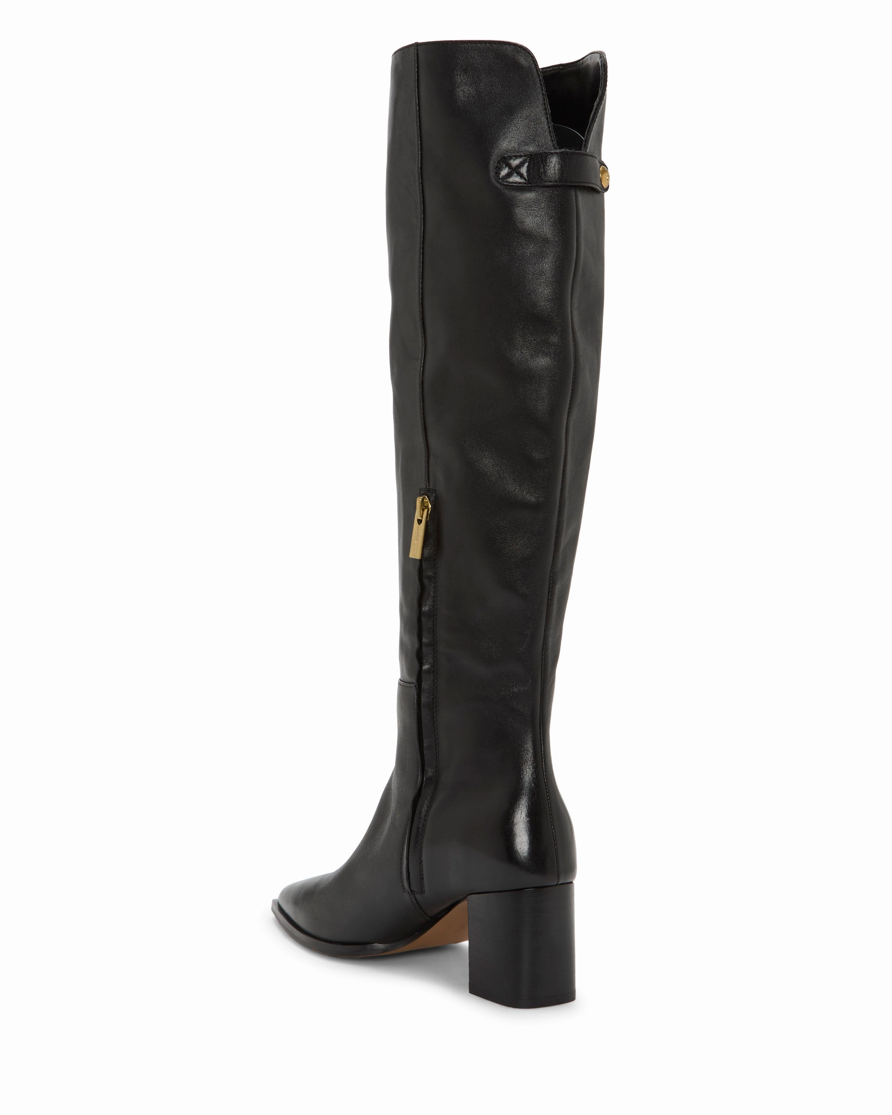 Lilibet Narrow Calf Knee High Boot Urban Style Star Edge