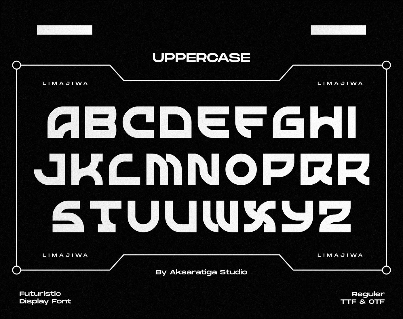 Limajiwa - Free Futuristic Display Font