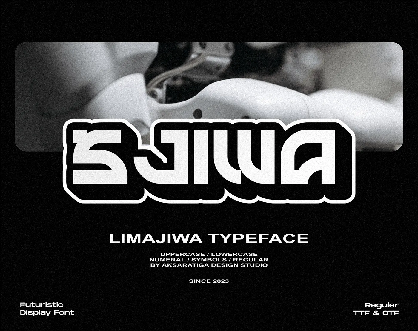 Limajiwa - Free Futuristic Display Font