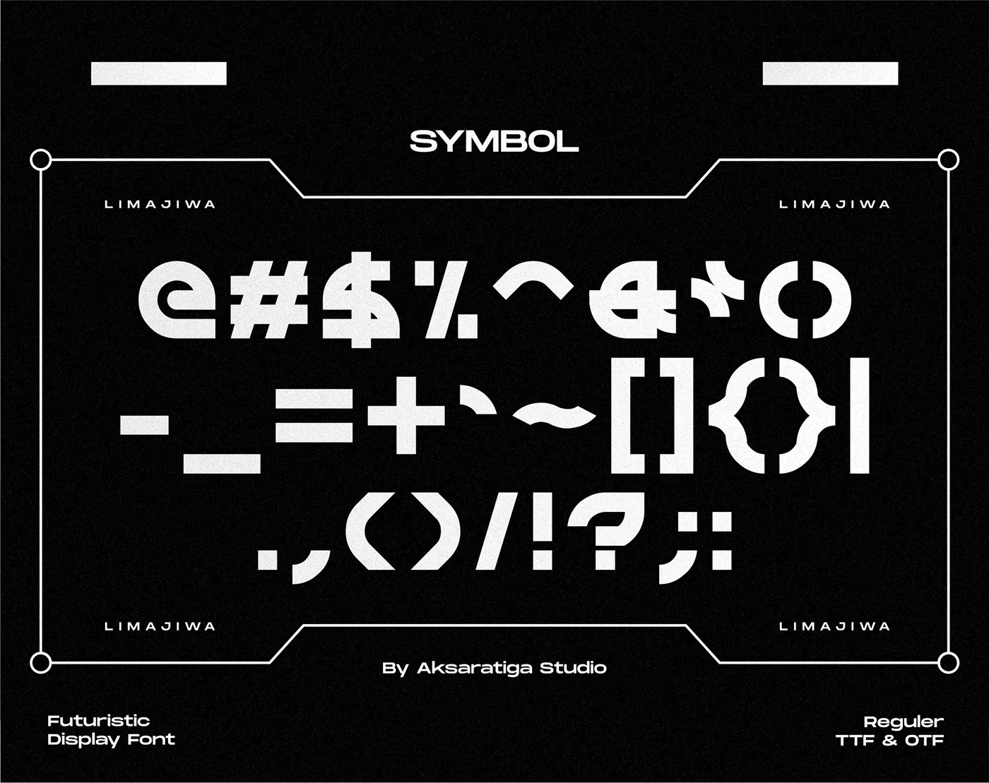 Limajiwa - Free Futuristic Display Font