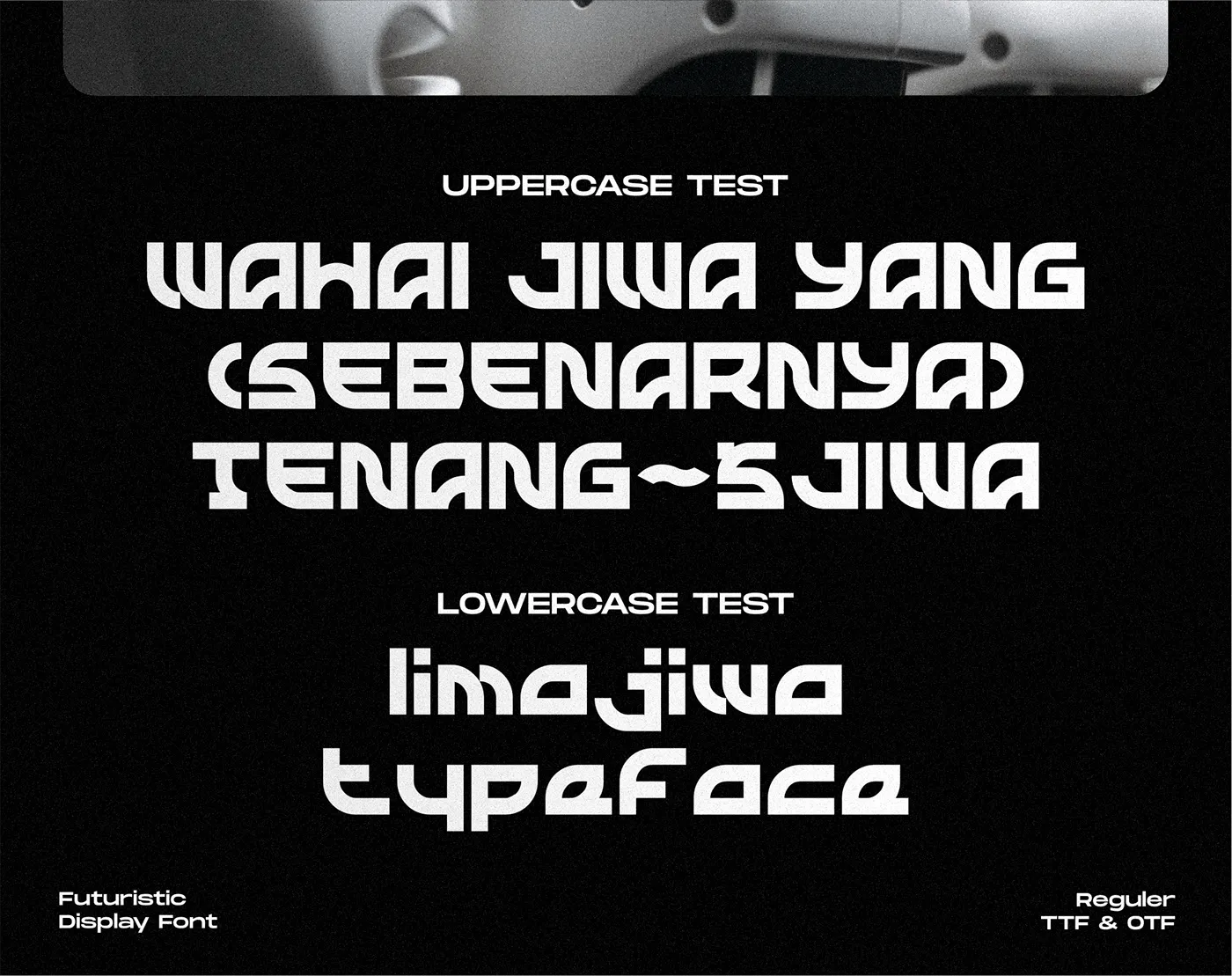 Limajiwa - Free Futuristic Display Font