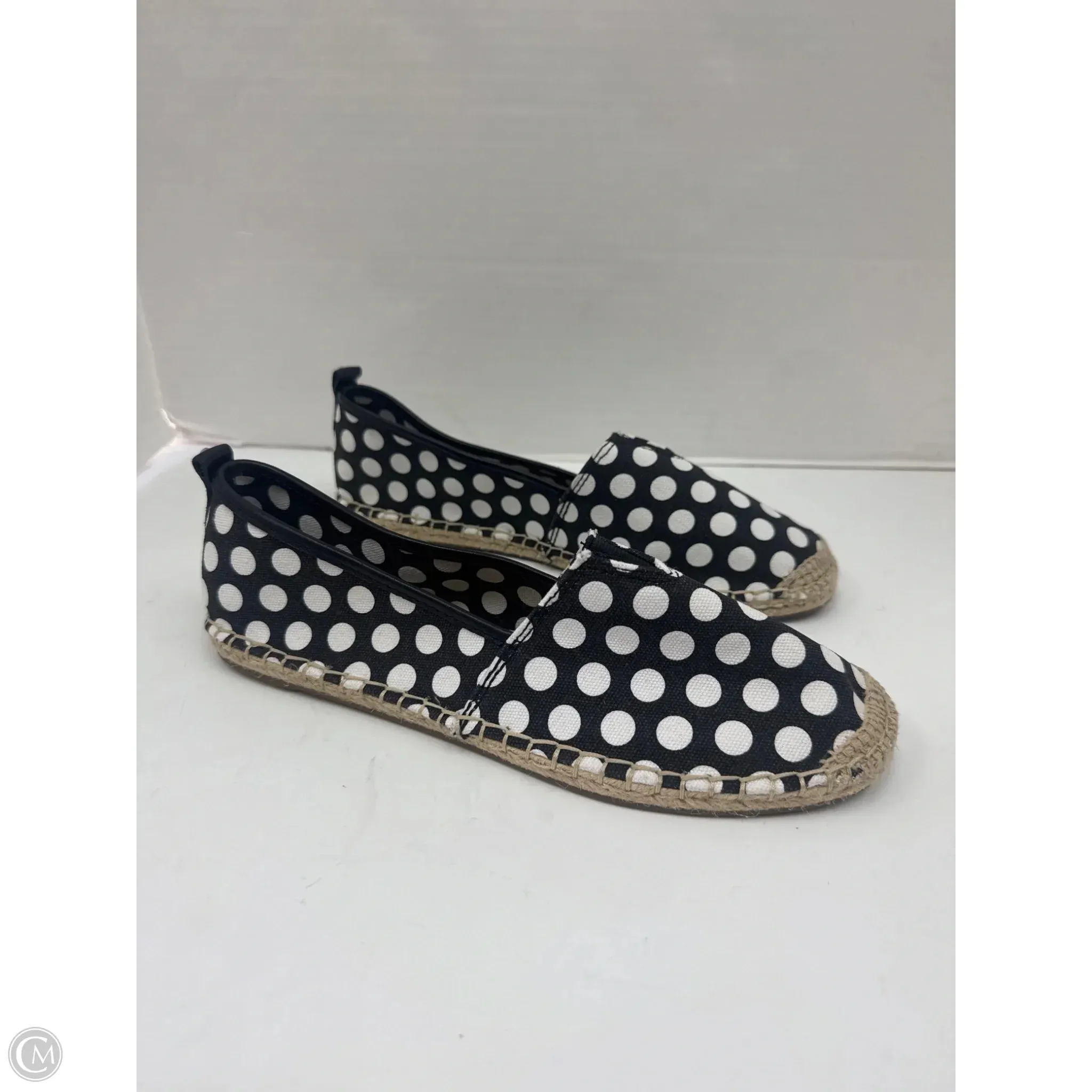Shoes Designer By Michael Kors In Black & White, Size: 9 Festival Vibe Lace Up Style