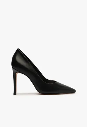 Reinforced Heel Stabilizer Lou High Stiletto Black Pump