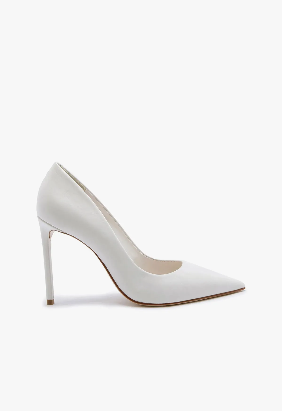 Greek Ease Energy Return Technology Lou High Stiletto White Pump