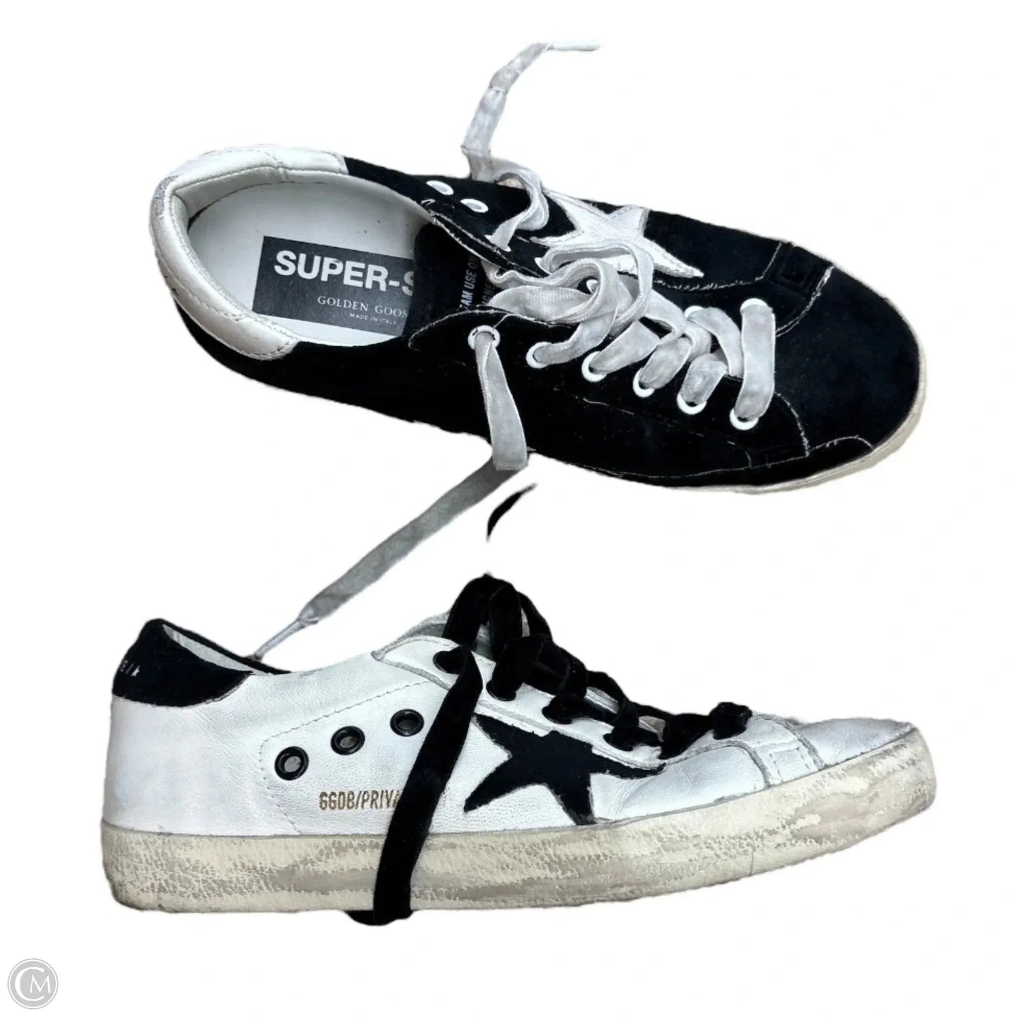 Shoes Luxury Designer By Golden Goose In Black & White Stride Bold