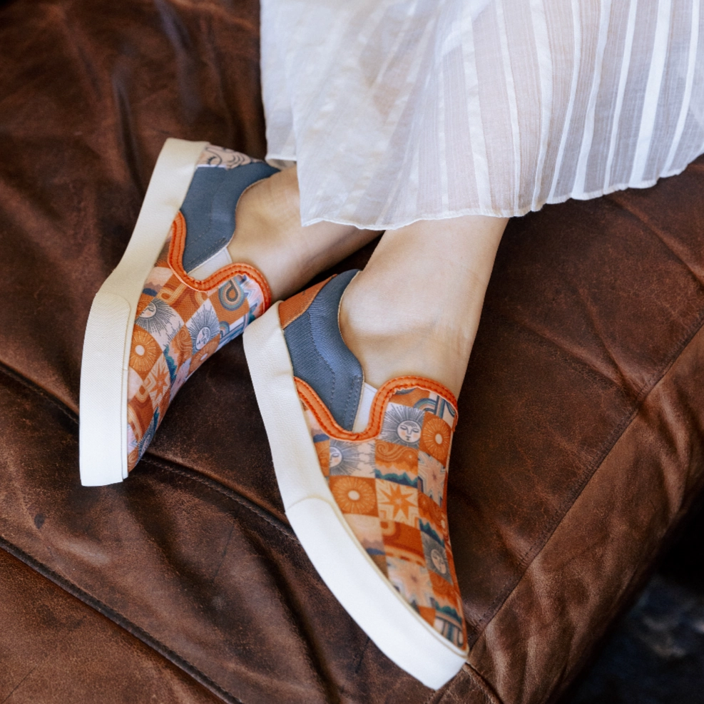 Lucia Slip On Thermoplastic Heel Support Slim Frame