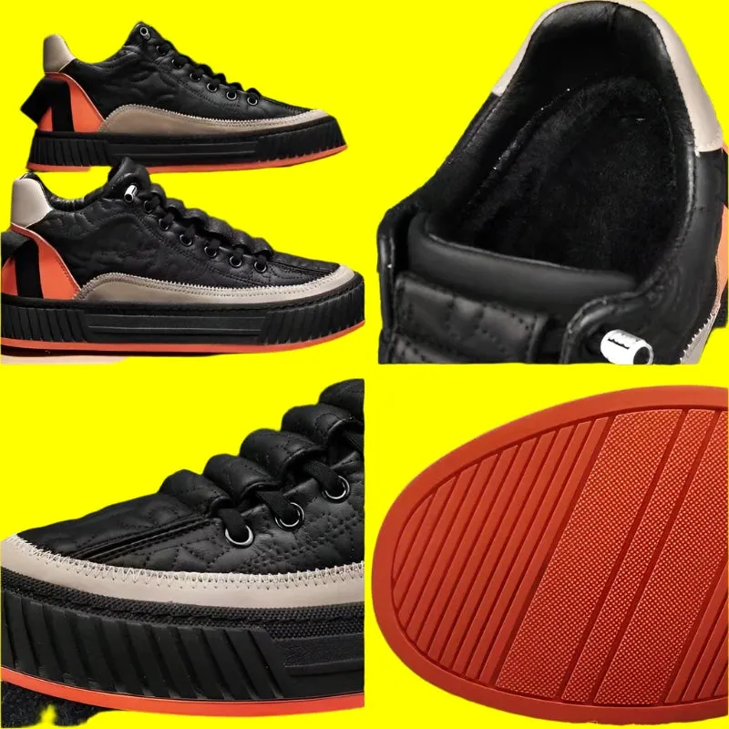 Luxury Men's Vulcanized Shoes – 2024 Designer Chunky Sneakers, Fashion Casual Board Shoes for Men