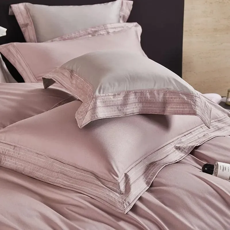 Luxxe Blush Duvet Cover Set (Long-Staple Sateen Cotton)