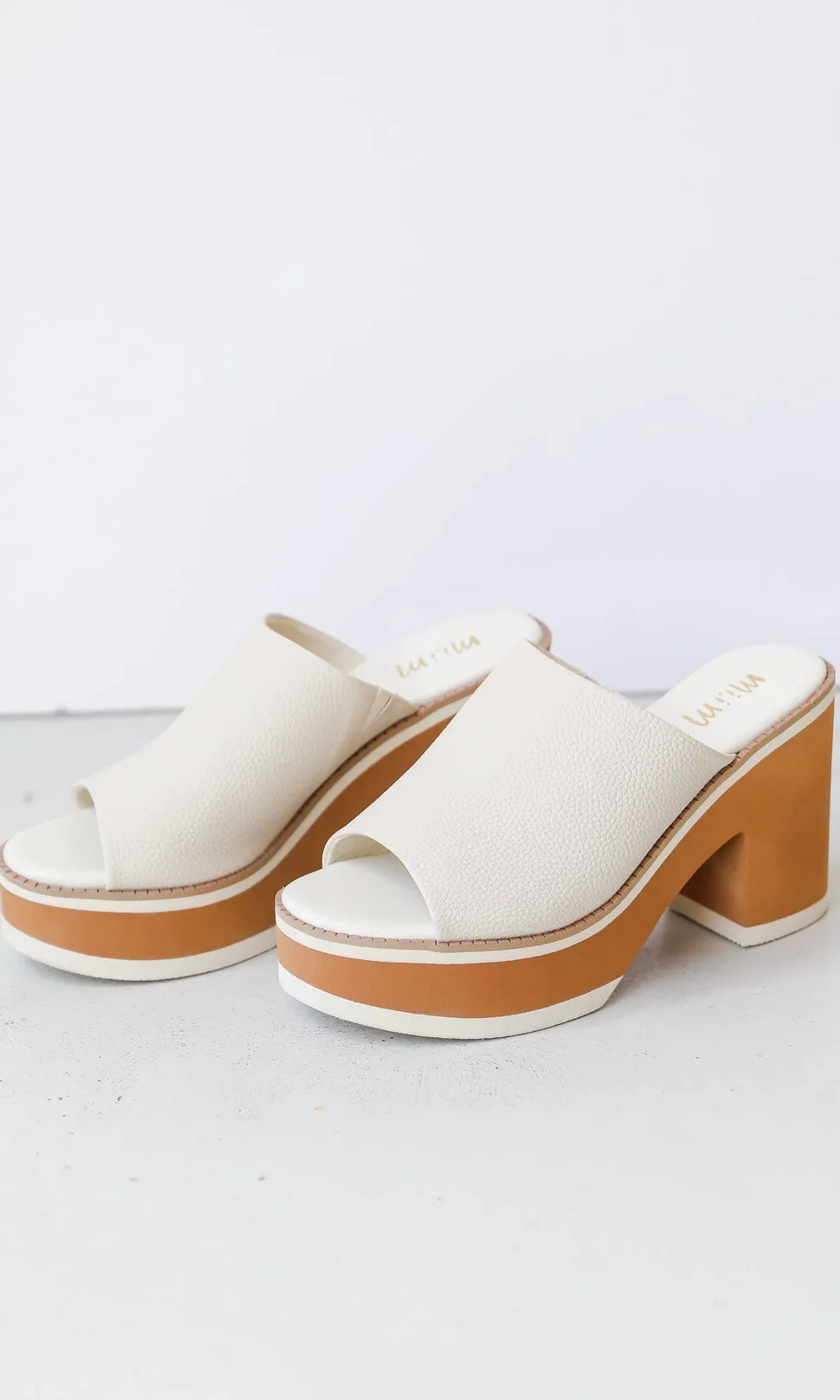Maren - Layered Platform Heel Slides