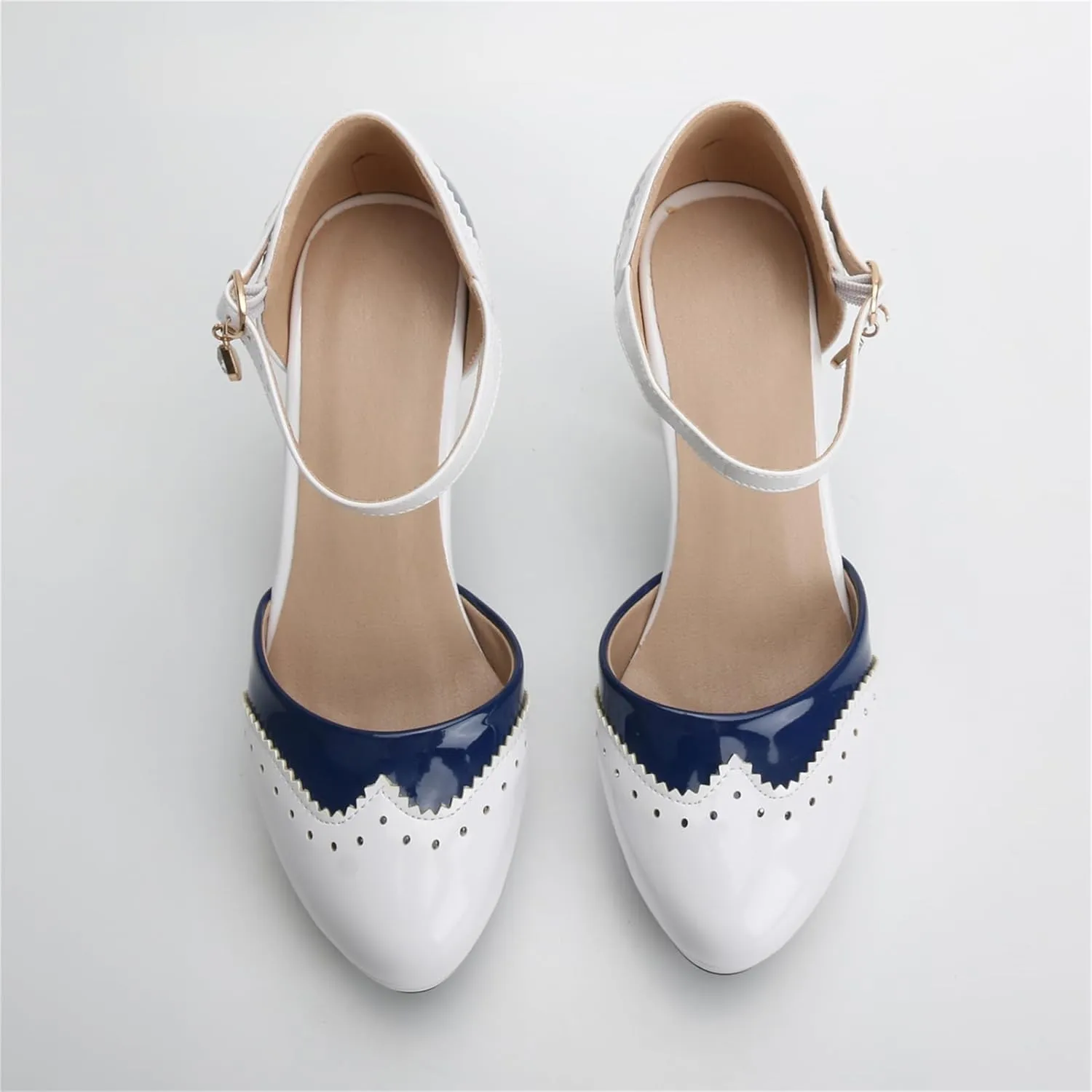Mary Janes for Women Platform Heels Bow Kawaii Shoes Vintage Dress Pumps