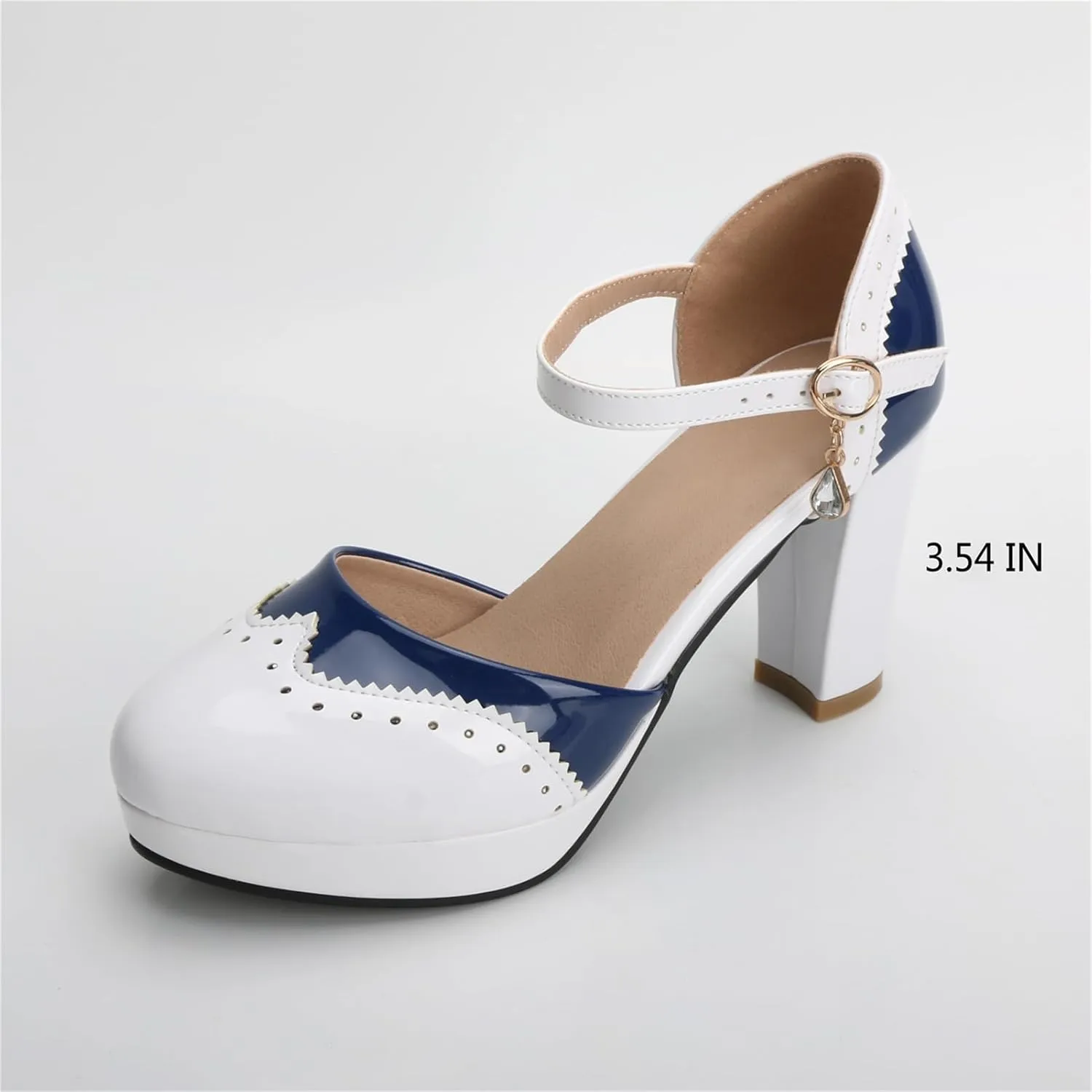Mary Janes for Women Platform Heels Bow Kawaii Shoes Vintage Dress Pumps
