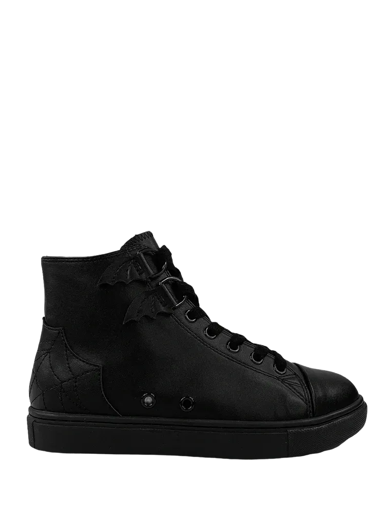 Matte Black Chelsea High Tops