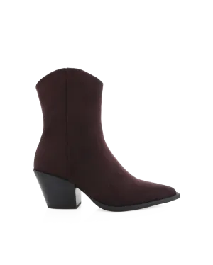 Flexible Shank Low Rise MAYSA - CHOCOLATE SUEDE