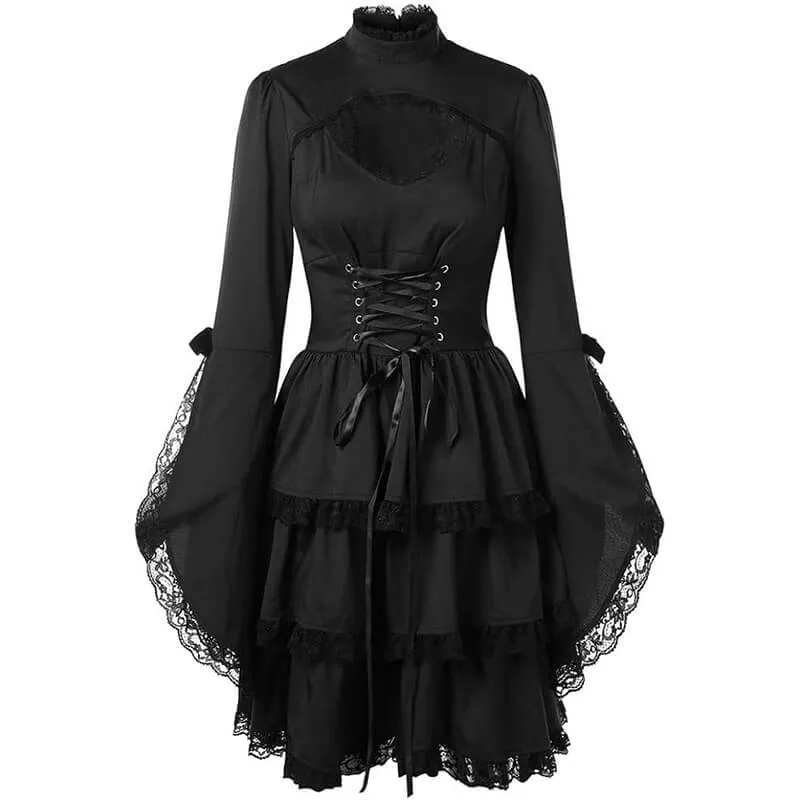 Medieval Aristocracy Lace Up Lolita Dress