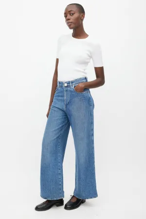 Medium Wash Wide Leg Jean