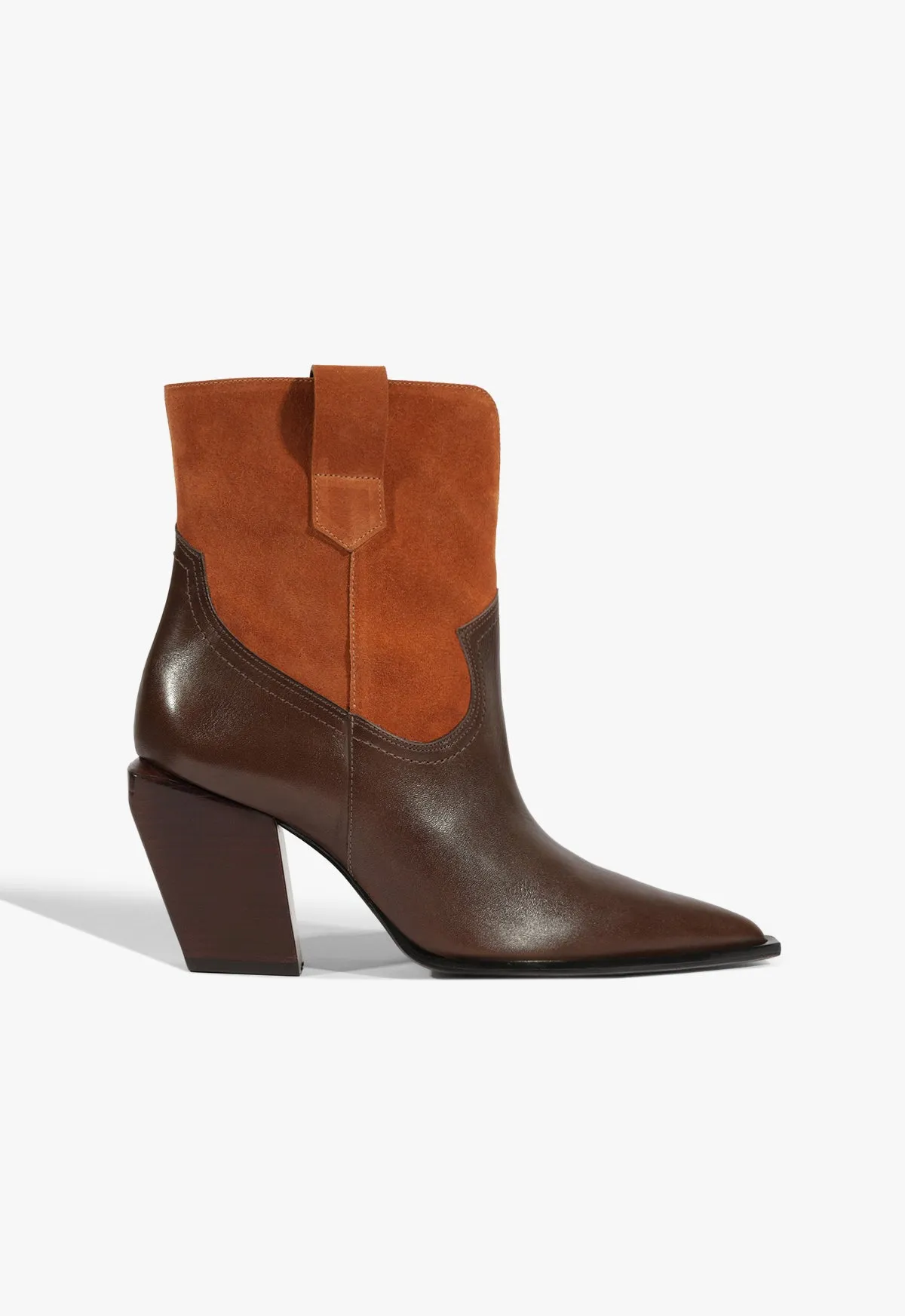 Memphis Leather Bootie Cushioned Midsole