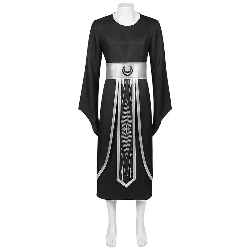 Men Wizard Sorcerer Medieval Warlock Halloween Costume Priest Robe Cosplay