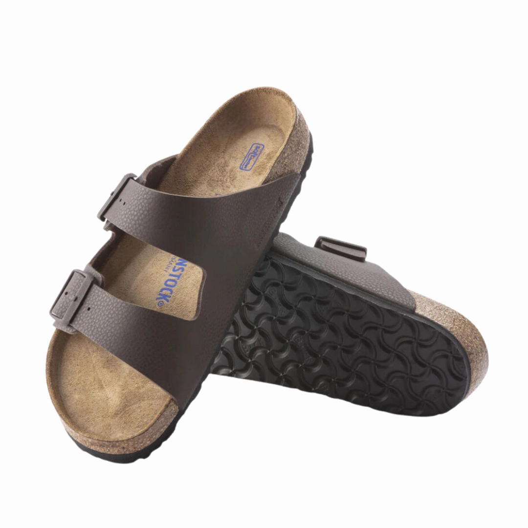 waterproof Gentle Lifestyle Slides Men's Arizona Soft Footbed (Birko-Flor) - Desert Soil Chocolate