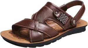 Men's Breathable Slip-On Sandals for Casual Outdoor Beach Walking Comfortable Lightweight Design