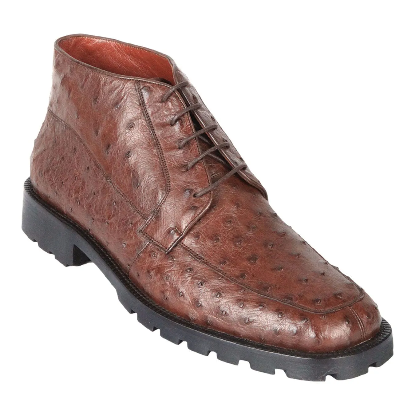 Men's Original Exotic Ostrich Skin Shoes LAB-ZA20603