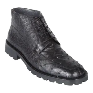 Men's Original Exotic Ostrich Skin Shoes LAB-ZA20603