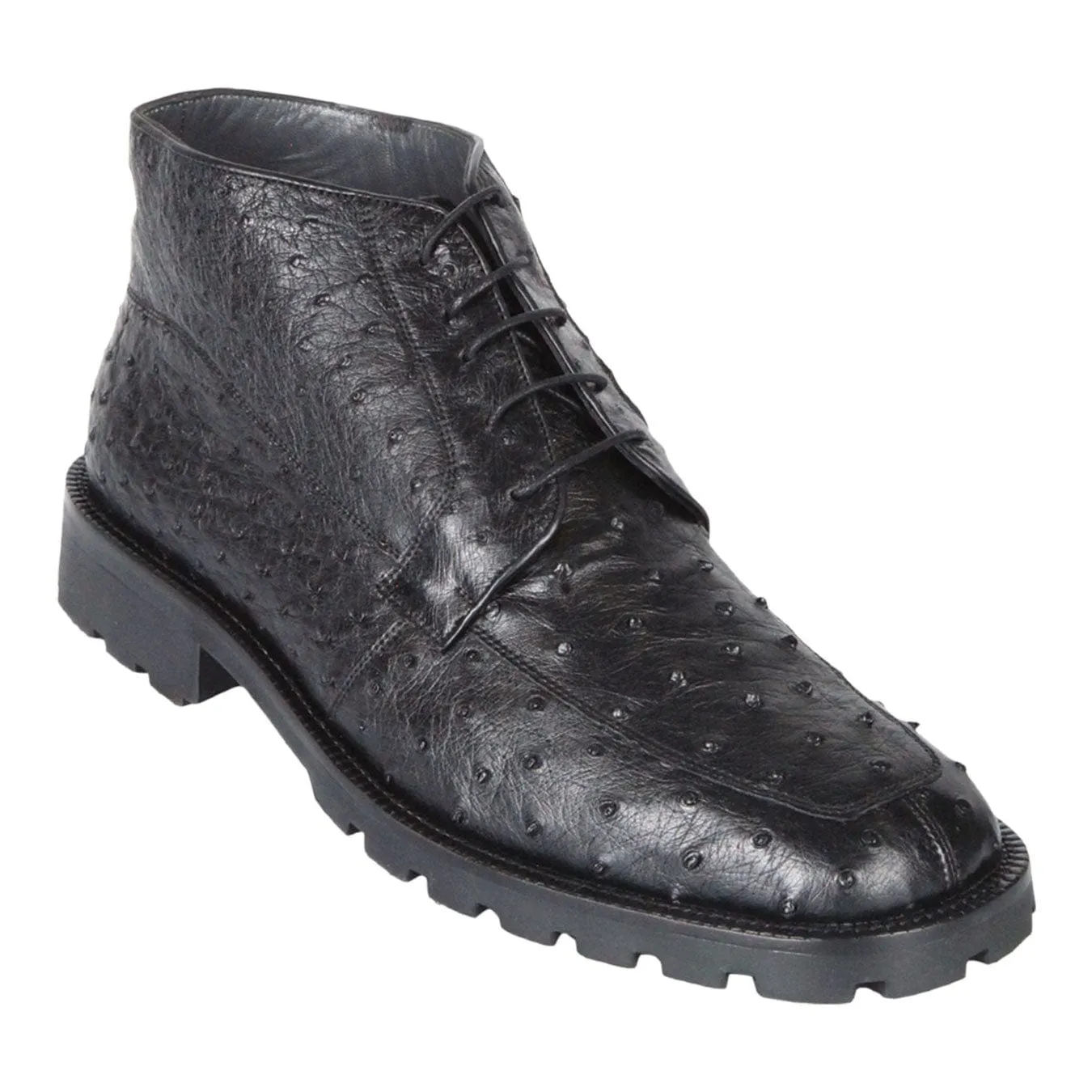 Men's Original Exotic Ostrich Skin Shoes LAB-ZA20603
