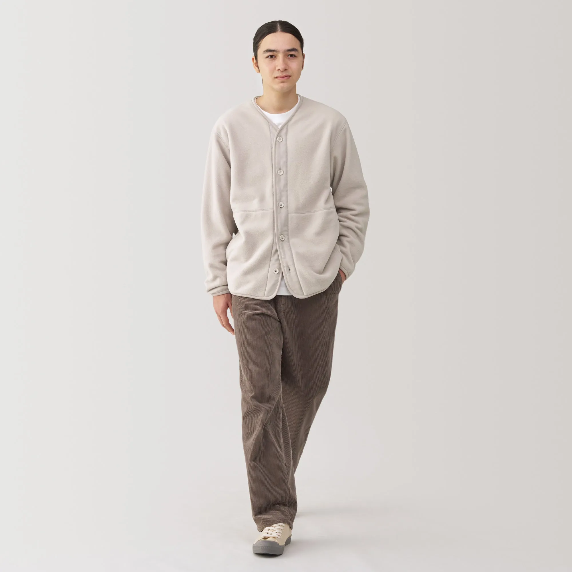 Men's Recyclable Fleece Cardigan