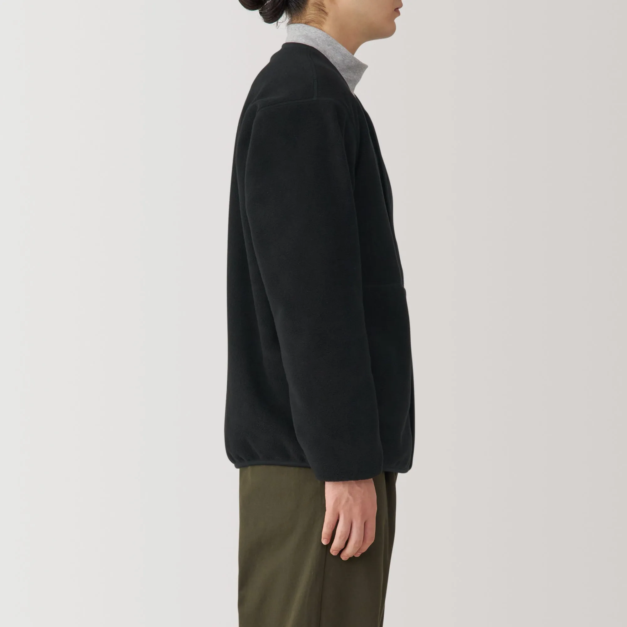 Men's Recyclable Fleece Cardigan