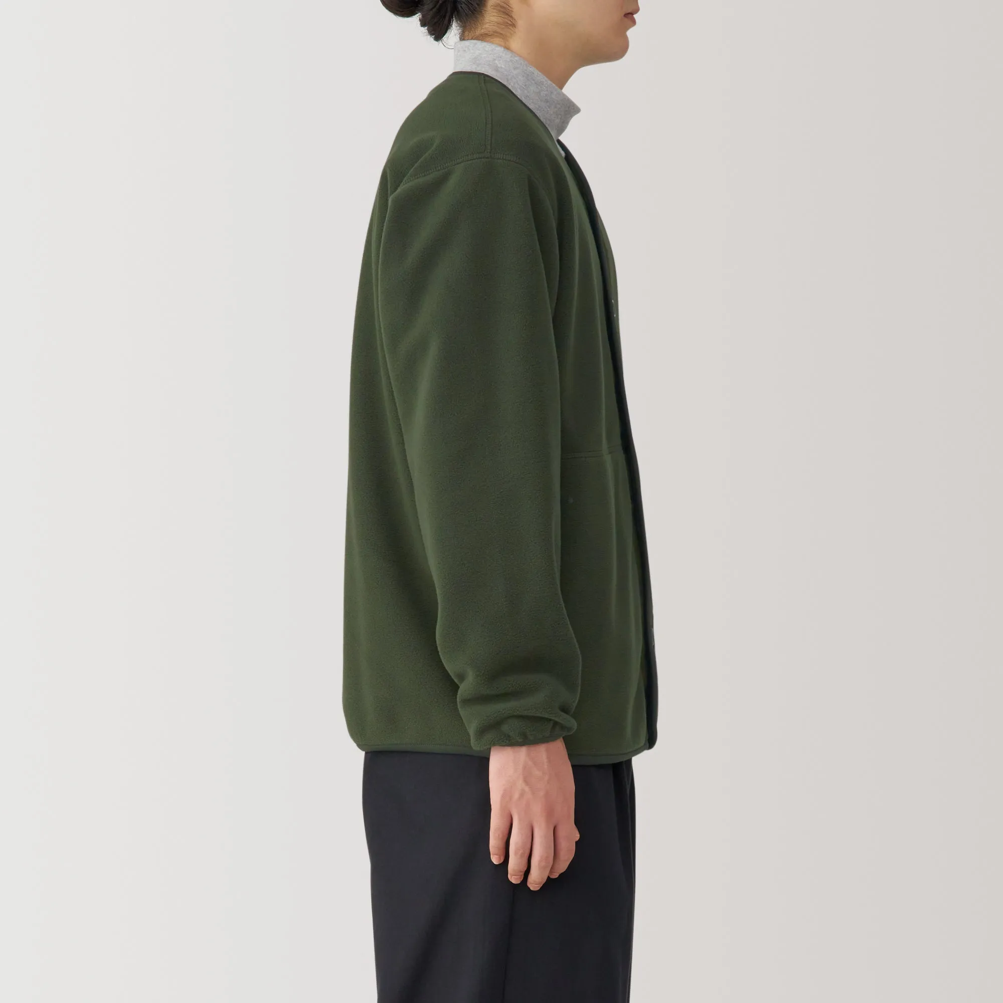 Men's Recyclable Fleece Cardigan