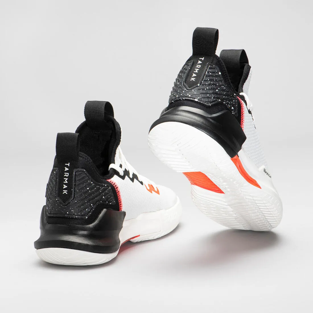 Men's/Women's Low-Rise Basketball Shoes Fast 500 - Black/Beige