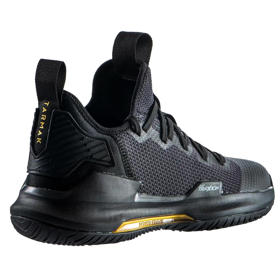 Men's/Women's Low-Rise Basketball Shoes Fast 500 - Black/Beige