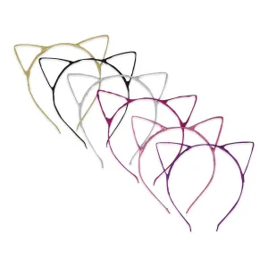 Metallic Kitty Ear Headbands (Lots Of Colors!)