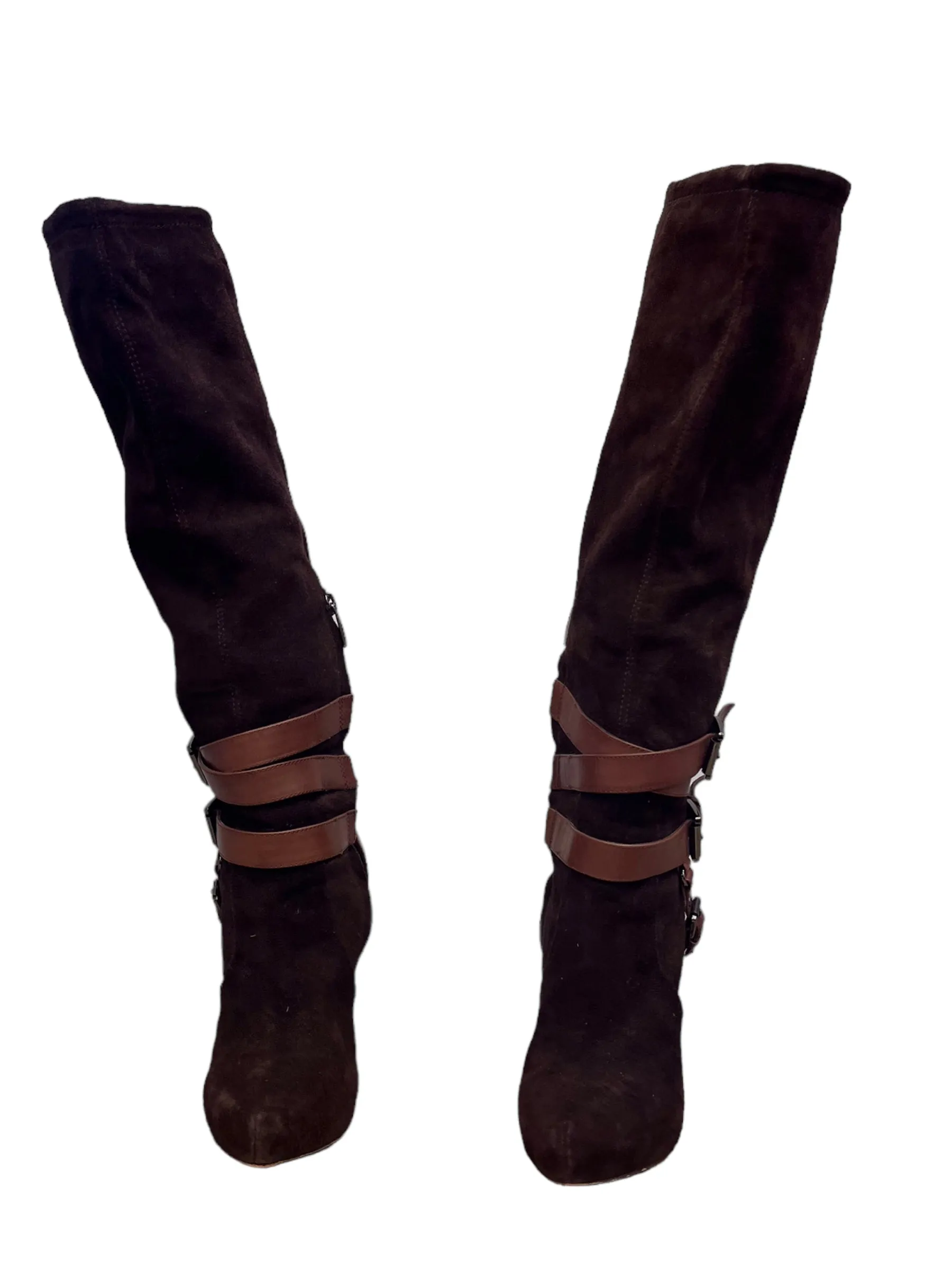 Mud Friendly Ventilated Boots Knee Heels By Sam Edelman  Size: 7