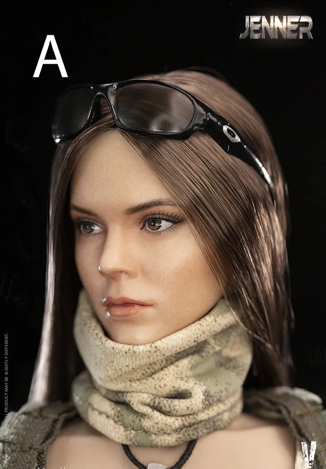 Military Women Soldier - Jenner and German Shepherd Dog Female Custom Figure Set Very Cool
