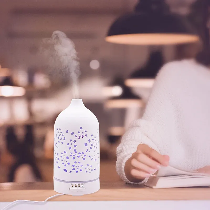 Mini Smart Ceramic Ultrasonic Air Diffuser - Cool Mist  Humidifier