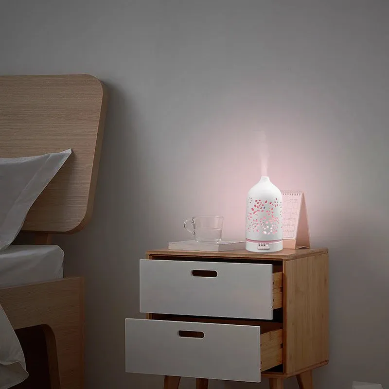 Mini Smart Ceramic Ultrasonic Air Diffuser - Cool Mist  Humidifier