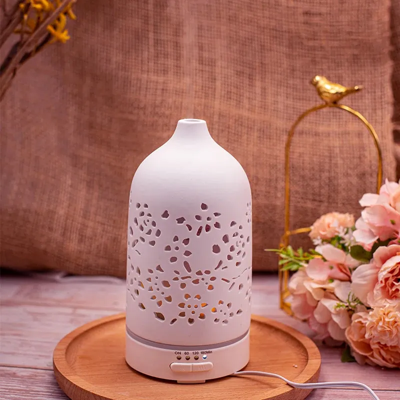 Mini Smart Ceramic Ultrasonic Air Diffuser - Cool Mist  Humidifier