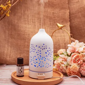 Mini Smart Ceramic Ultrasonic Air Diffuser - Cool Mist  Humidifier