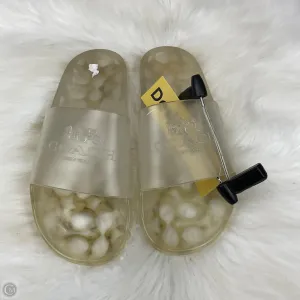 Ergonomic Footbed Reinforced Seams Sandals Designer By Coach In Clear, Size: 7
