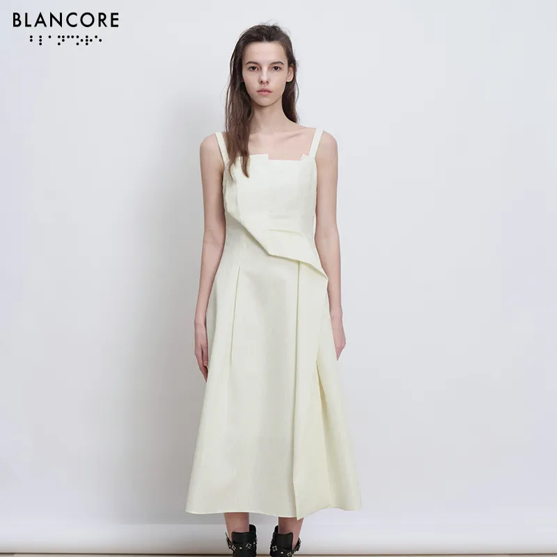 minimalist cami long dress
