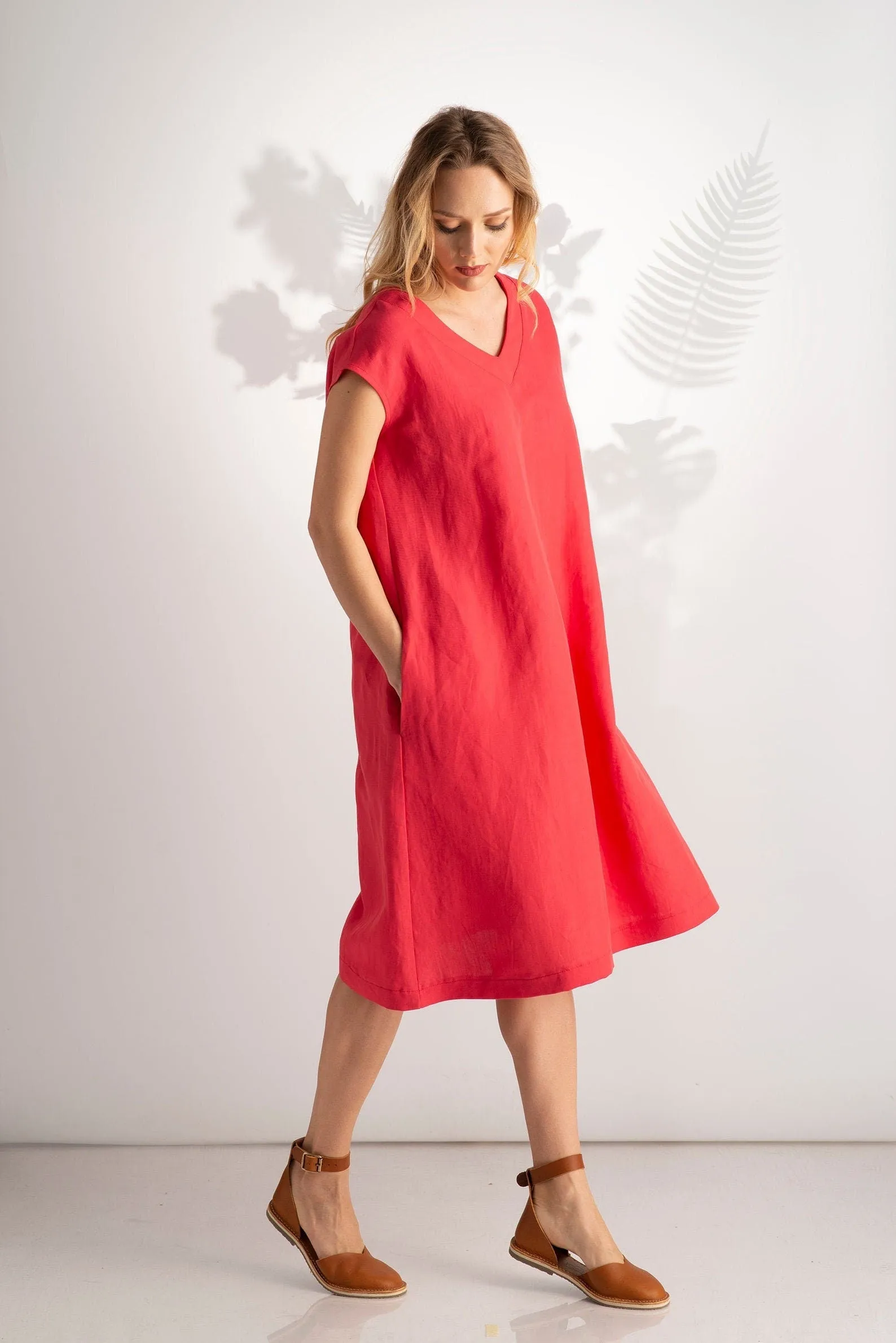 Minimalist Linen Dress