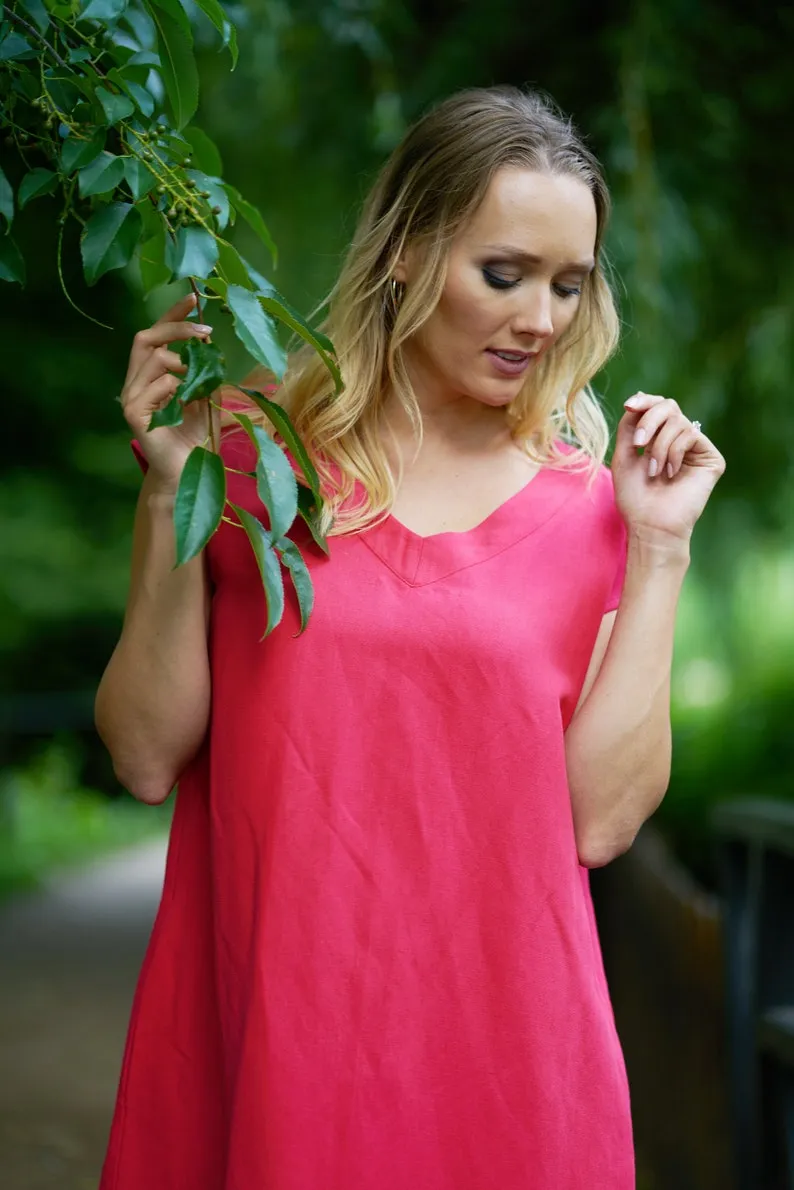 Minimalist Linen Dress