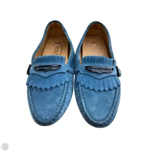 Shoes Luxury Designer By Tods In Blue, Size: 8 Joint Care Club Edge