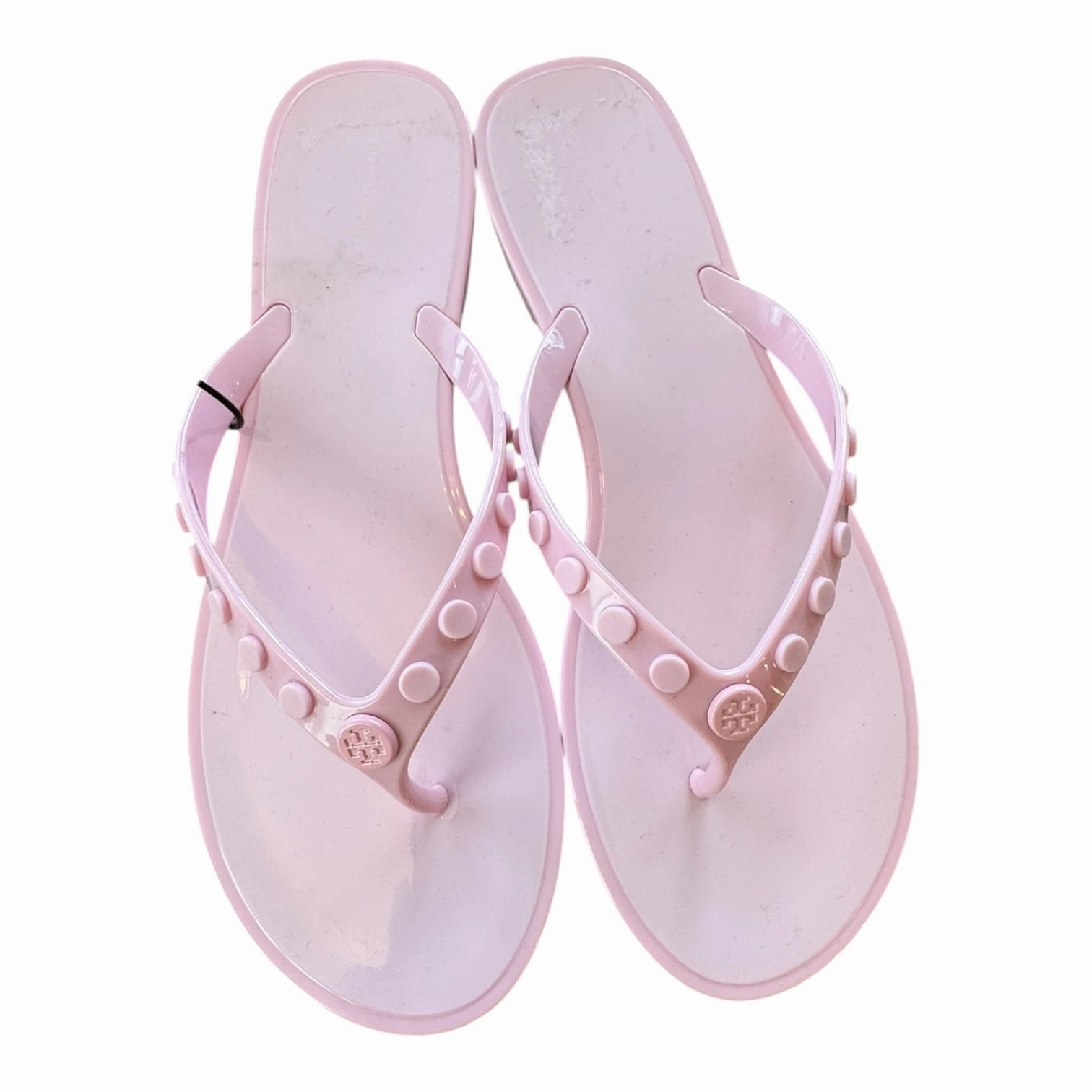 Stretch Fabric Travel Light Sandals Designer By Tory Burch In Pink, Size:9