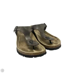 Sandals Designer By Birkenstock In Brown, Size: 8.5 Quick Dry Fabric Technology